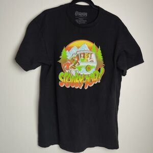 Scooby-Doo Men's Crewneck T-shirt, Black, Size L